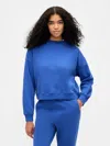 Gap Vintagesoft Wedge Crewneck Sweatshirt In Blue