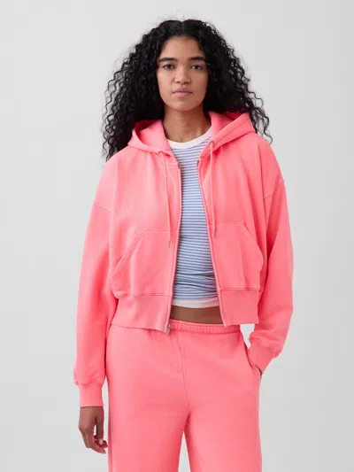 Gap Vintagesoft Wedge Zip Hoodie In Multi