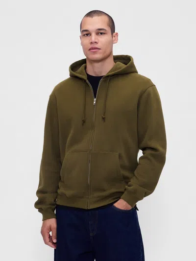 Gap Vintagesoft Zip Hoodie In Black