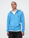Gap Vintagesoft Zip Hoodie In Beach Ball Blue