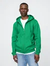 Gap Vintagesoft Zip Hoodie In Gallant Green
