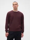 Gap Waffle Crew T-shirt In Brown
