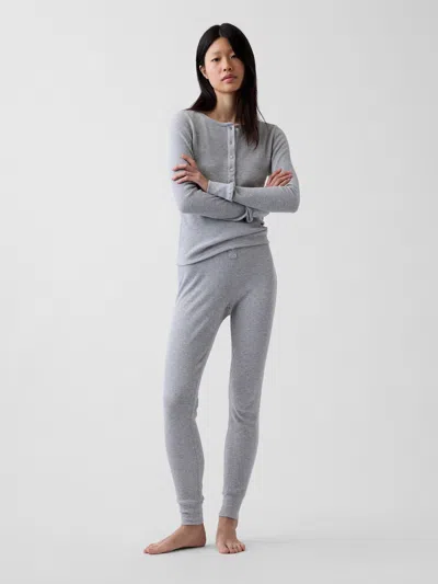 Gap Waffle Pj Leggings In Multi