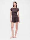 Gap Waffle Pj Shorts In Brown