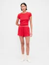 Gap Waffle Pj Shorts In Red