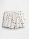 Gap Waffle Pj Shorts In White