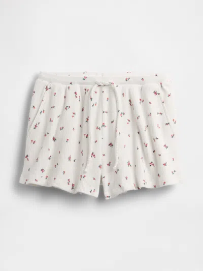 Gap Waffle Pj Shorts In White