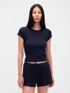 Gap Waffle Pj T-shirt In Blue