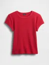 Gap Waffle Pj T-shirt In Red