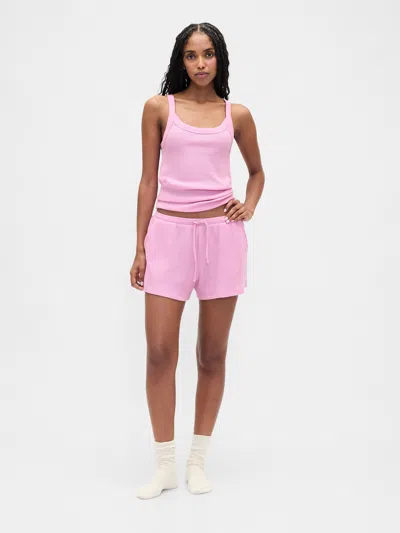 Gap Waffle Pj Tank Top In Pink