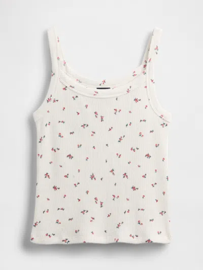 Gap Waffle Pj Tank Top In White