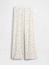 Gap Waffle Wide-leg Pj Pants In Blue
