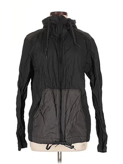 Pre-owned Gap Windbreaker Jacket In Black