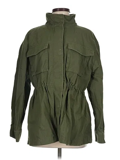 Pre-owned Gap Windbreaker Jacket In Green