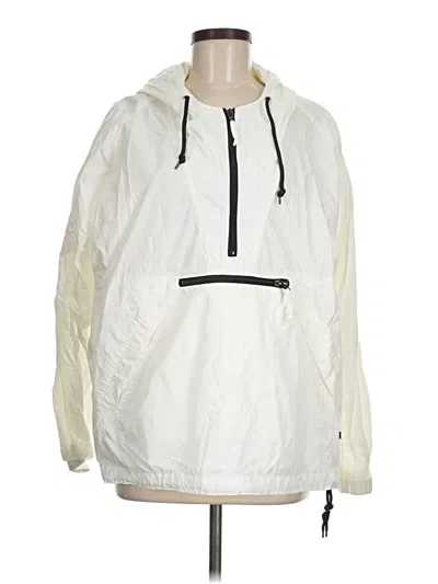 Pre-owned Gap Windbreaker Jacket In White