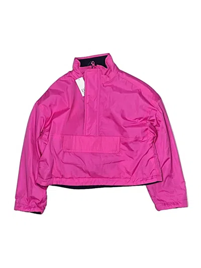 Pre-owned Gap Kids' Windbreaker Jackets In Pink