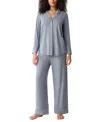 Gap Body Women's 2-pc. Notch Collar Pajama Set In Grey