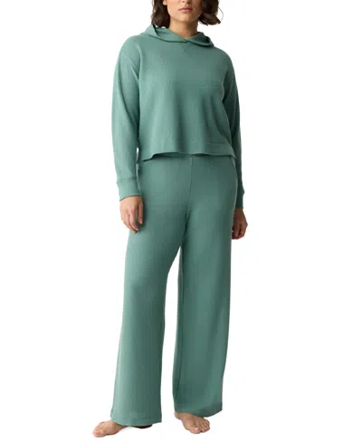 Gap Body Women's 2-pc. Hooded Brushed Waffle Pajama Set In Assorted