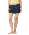 Gap Women's Poplin Pull-on Boxer Shorts In Blue
