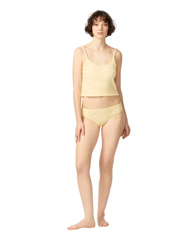 Gap Women's Printed Camisole Bikini Top And Bottom, 2-piece Set In Yellow