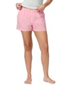 Gap Women's Printed Poplin Boxer Shorts In Pink