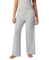 Shop Gap Women's Ribbed Mid-rise Lounge Pajama Pants In Heather Grey