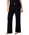 Shop Gap Women's Ribbed Mid-rise Lounge Pajama Pants In Navy