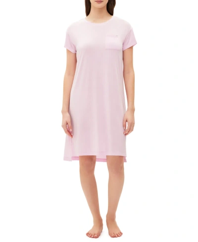 Gap Women's Short-sleeve Dorm Nightgown In Butterfly Pink