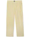 Gap Women's Striped Poplin Pajama Pants, Exclusively At Macy's In Banana Stripe