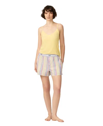 Gap Women's V-neck Sleeveless Jersey Tank Top In Multi