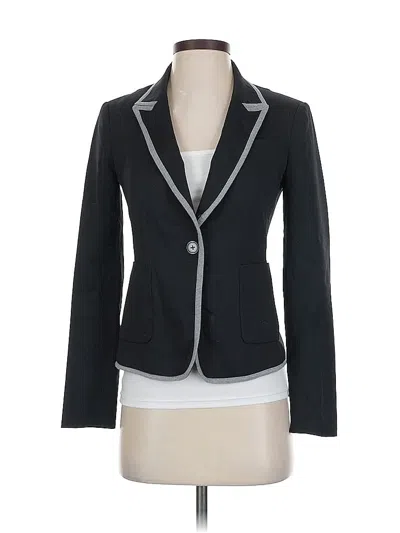 Pre-owned Gap Wool Blazer Jacket In Black