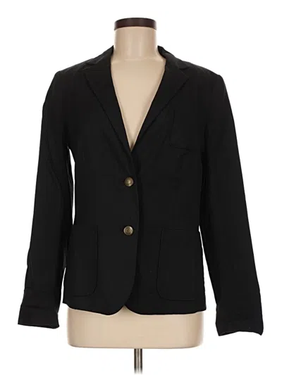 Pre-owned Gap Wool Blazer Jacket In Black