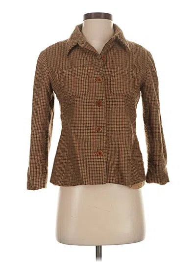 Pre-owned Gap Wool Blazer Jacket In Brown