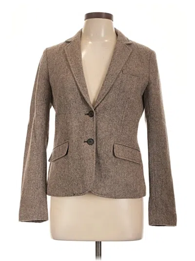 Pre-owned Gap Wool Blazer Jacket In Brown