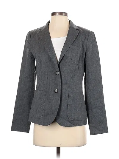 Pre-owned Gap Wool Blazer Jacket In Gray