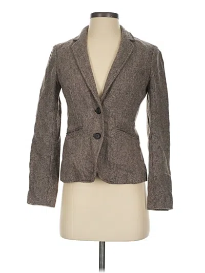 Pre-owned Gap Wool Blazer Jacket In Gray