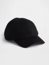 Gap Wool-blend Baseball Hat In Black