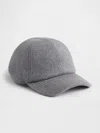 Gap Wool-blend Baseball Hat In Gray