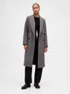 Gap Wool-blend Chesterfield Coat In Multi