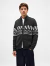 Gap Wool-blend Zip Cardigan Sweater