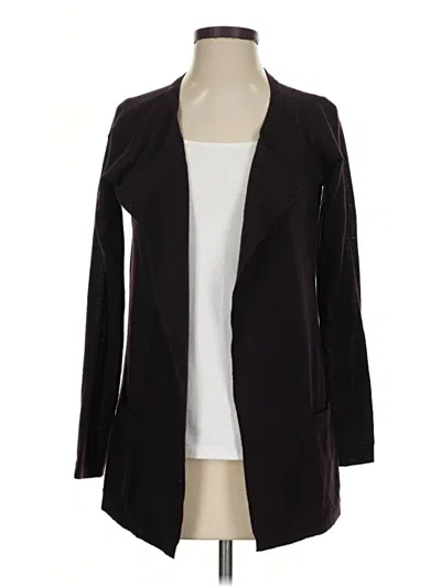 Pre-owned Gap Wool Cardigan Sweater In Black
