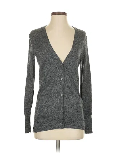 Pre-owned Gap Wool Cardigan Sweater In Gray