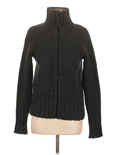 Pre-owned Gap Wool Cardigan Sweater In Gray