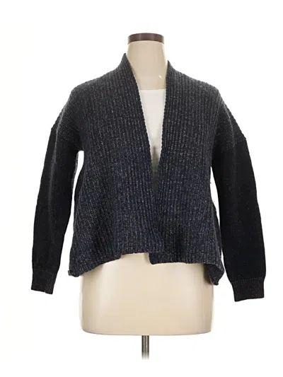 Pre-owned Gap Wool Cardigan Sweater In Gray