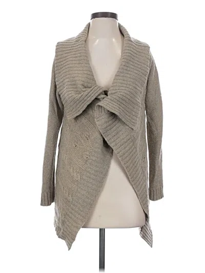 Pre-owned Gap Wool Cardigan Sweater In Gray