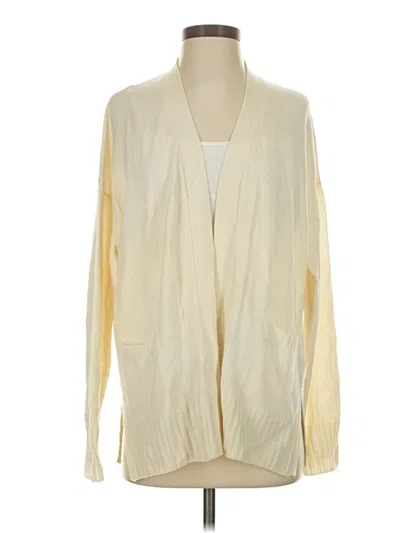 Pre-owned Gap Wool Cardigan Sweater In Yellow