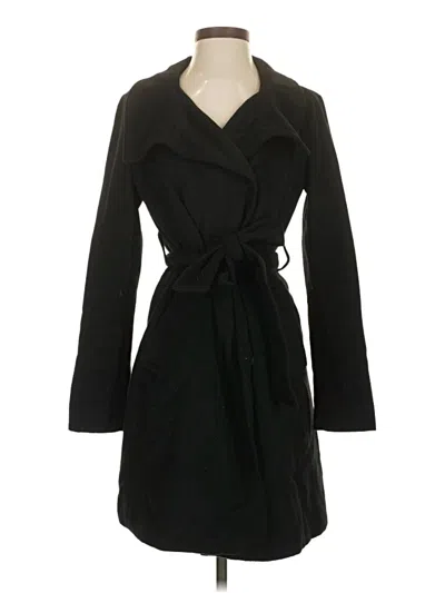 Pre-owned Gap Wool Coat In Black