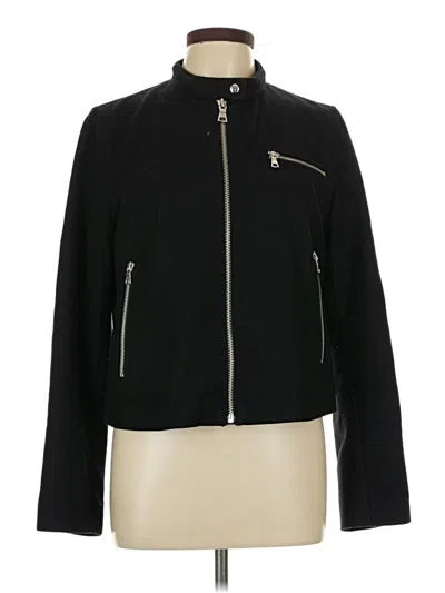 Pre-owned Gap Wool Coat In Black