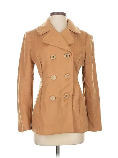 Pre-owned Gap Wool Coat In Brown