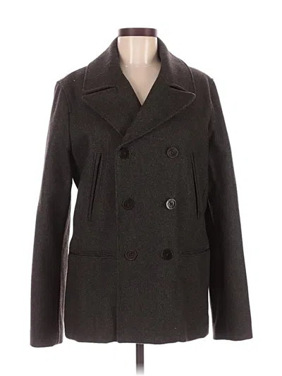 Pre-owned Gap Wool Coat In Gray